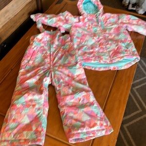 Eddie Bauer Ski Overalls and Jacket Combo Size 4